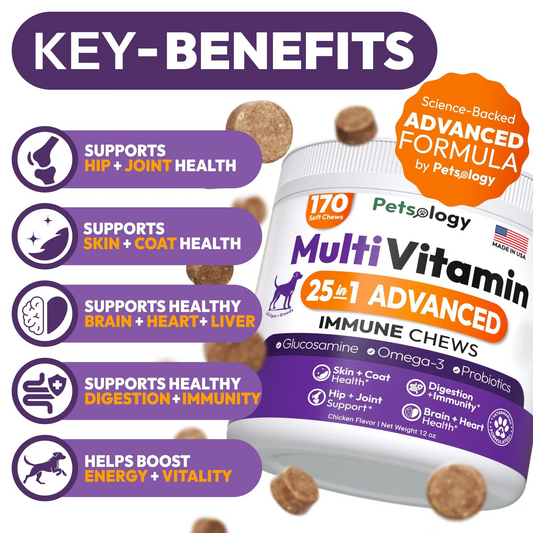 25-in-1 Daily Multivitamin Chews for Dogs