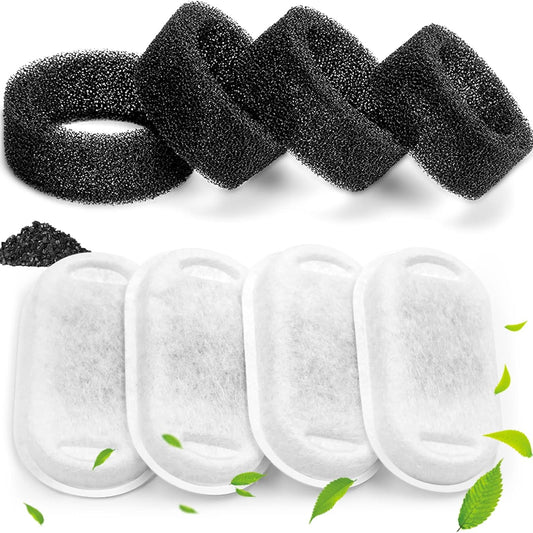 4 Replacement Filters Sets for Water Fountain