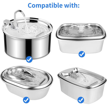 8 Replacement Filters Sets for Water Fountain