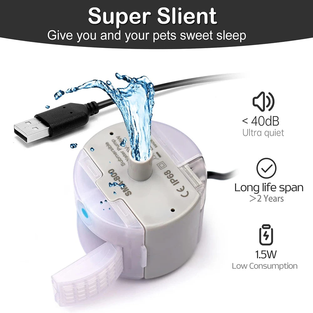 PeakPaws™ Replacement Water Pump – Keep the Flow Fresh & Healthy