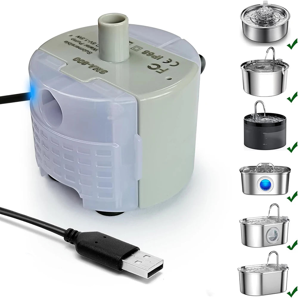 PeakPaws™ Replacement Water Pump – Keep the Flow Fresh & Healthy